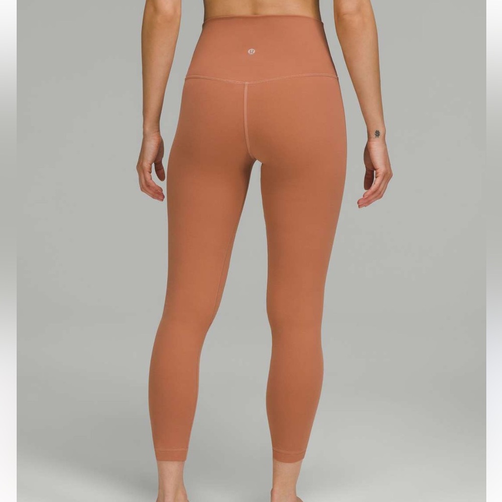 Lululemon High-Rise Align 25" Leggings in Dusty Clay